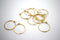earring hoops, 24k gold plated brass, 20 x 20mm, 20 pieces, gold earrings, ear ring hoops, hoop ear ring,